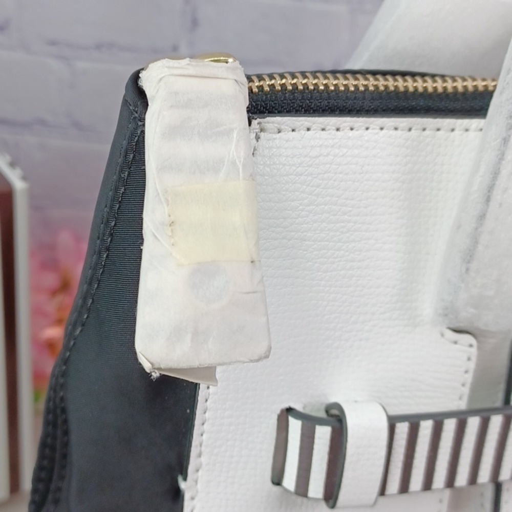 Henri Bendel Jetsetter Convertible Backpack Centennial Stripe NEW - Picture 12 of 13